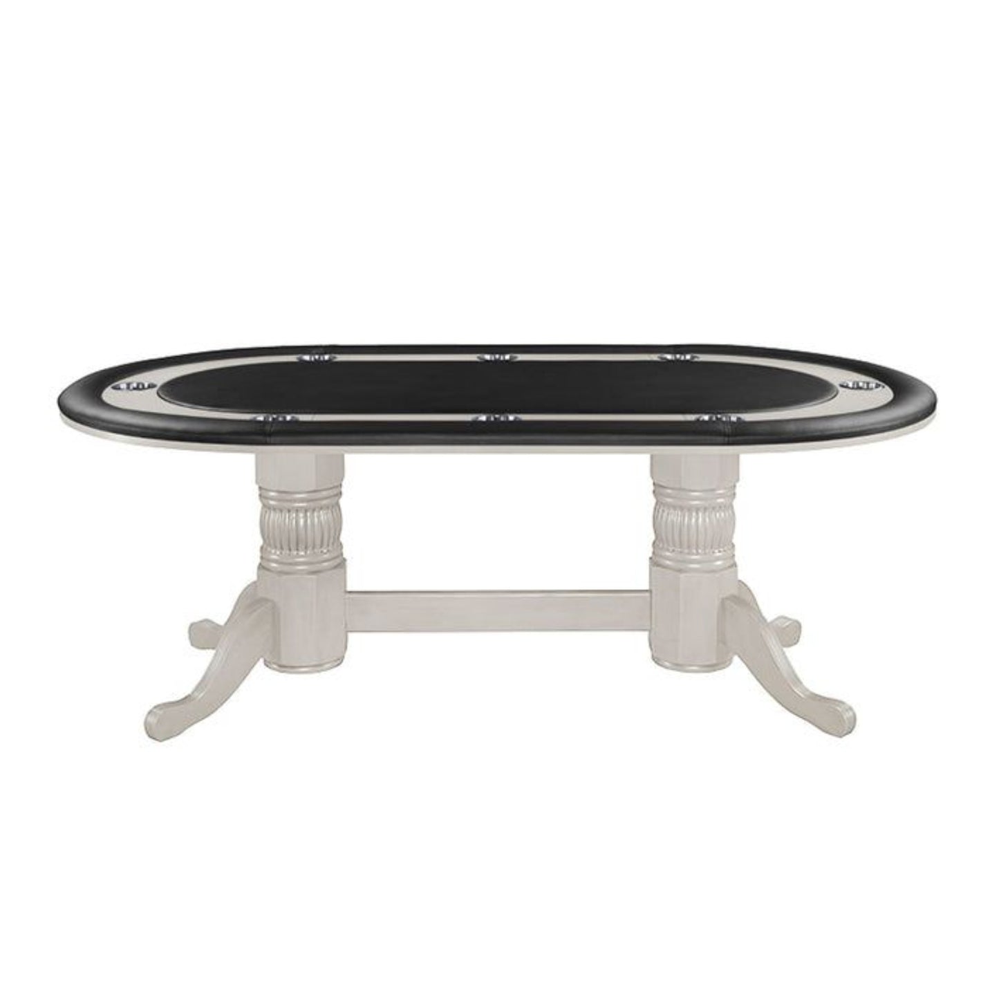 Antique white coloured GTBL84 - Texas Hold'em Poker Table