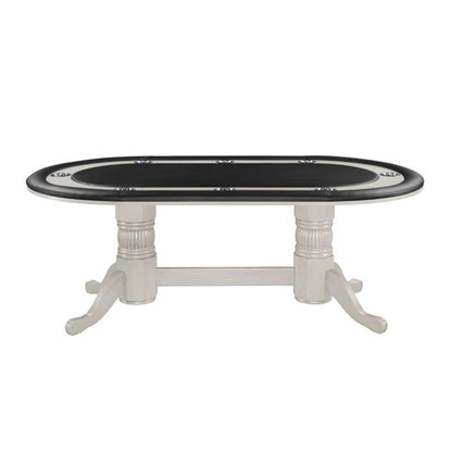 Antique white coloured GTBL84 - Texas Hold'em Poker Table
