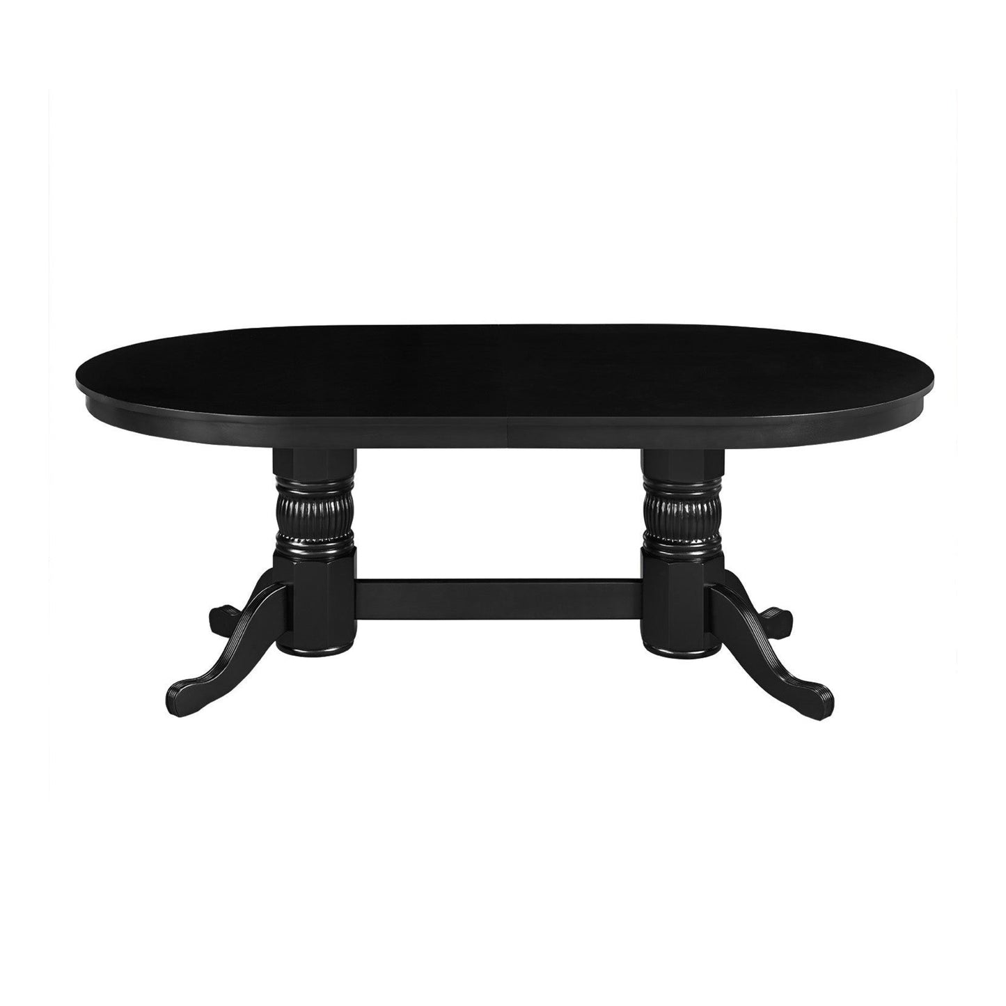 Black coloured GTBL84 - Texas Hold'em Poker Table with table top
