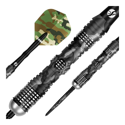 Camo Longshot Turbo Point - 95% Steel Tip Darts