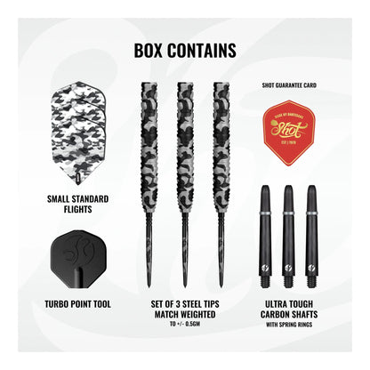 Camo Polar Turbo Point - 90% Steel Tip Darts