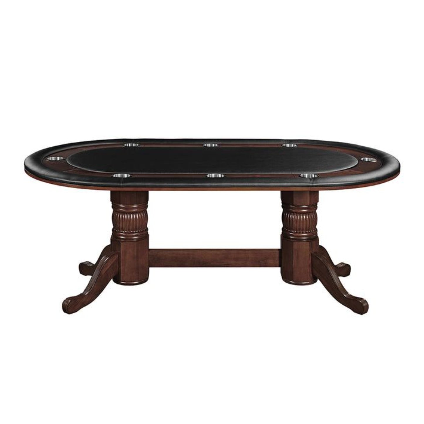 Cappuccino coloured GTBL84 - Texas Hold'em Poker Table