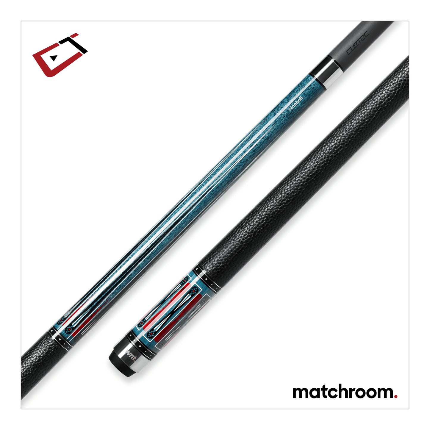 Cuetec Cynergy Nineball Series Indigo Blue Stain Carbon Fiber Cue
