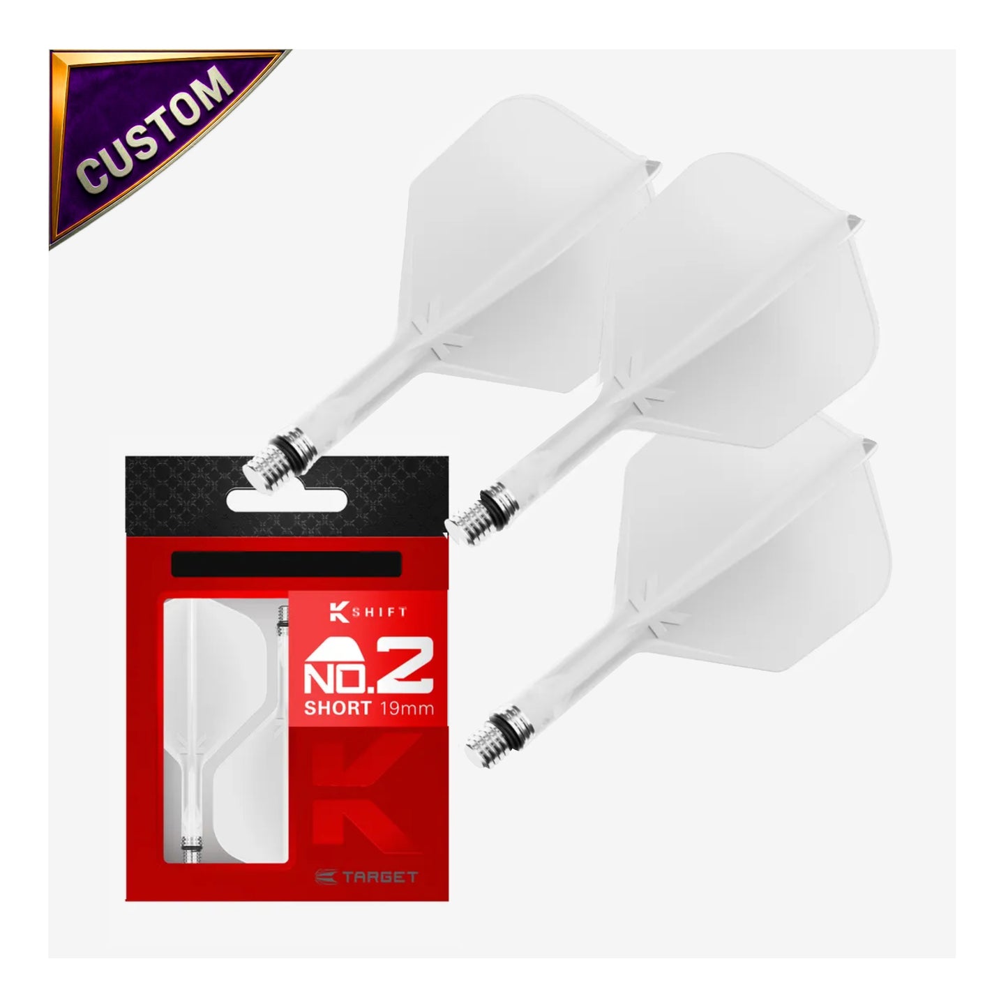 Custom Target Darts K-Shift No.2 - White | Kingston Billiards