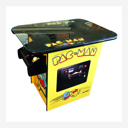 Pac-Man arcade machine on a white background