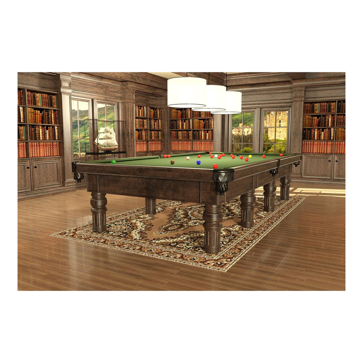 Élégance 6' x 12' Tournament Snooker Table