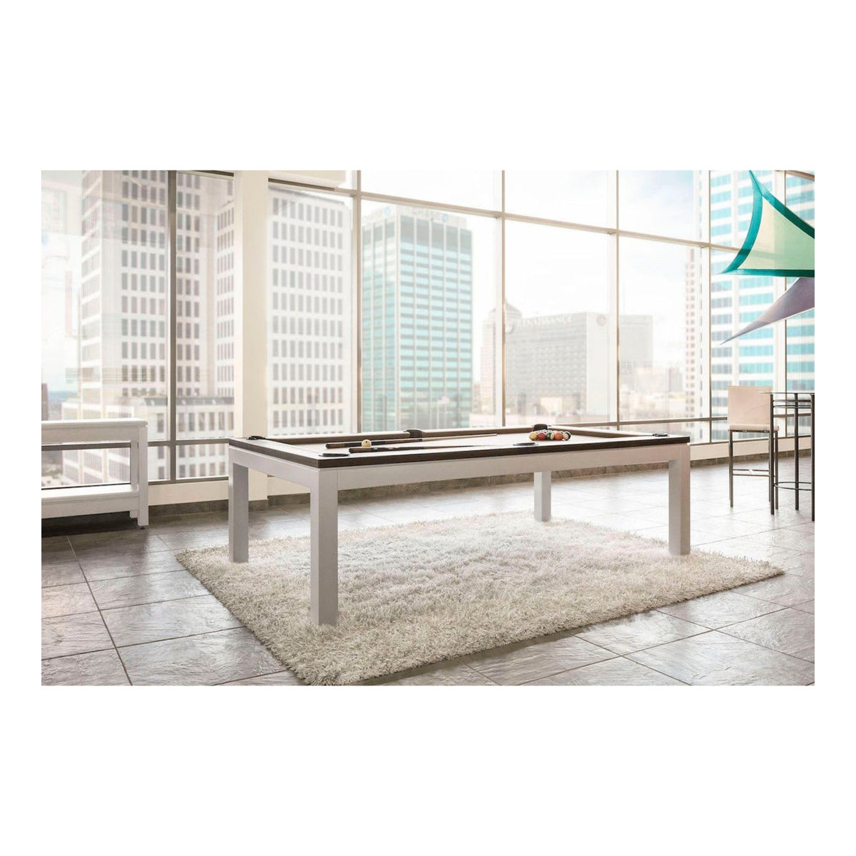 La Condo Duo Convertible Pool & Dining Table