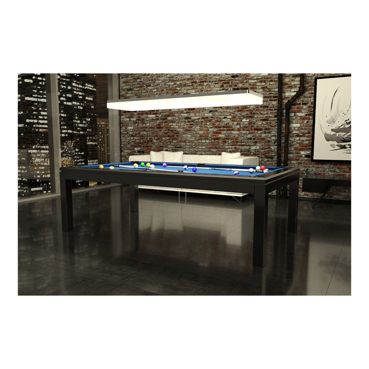 La Condo Evolution Convertible Pool Table
