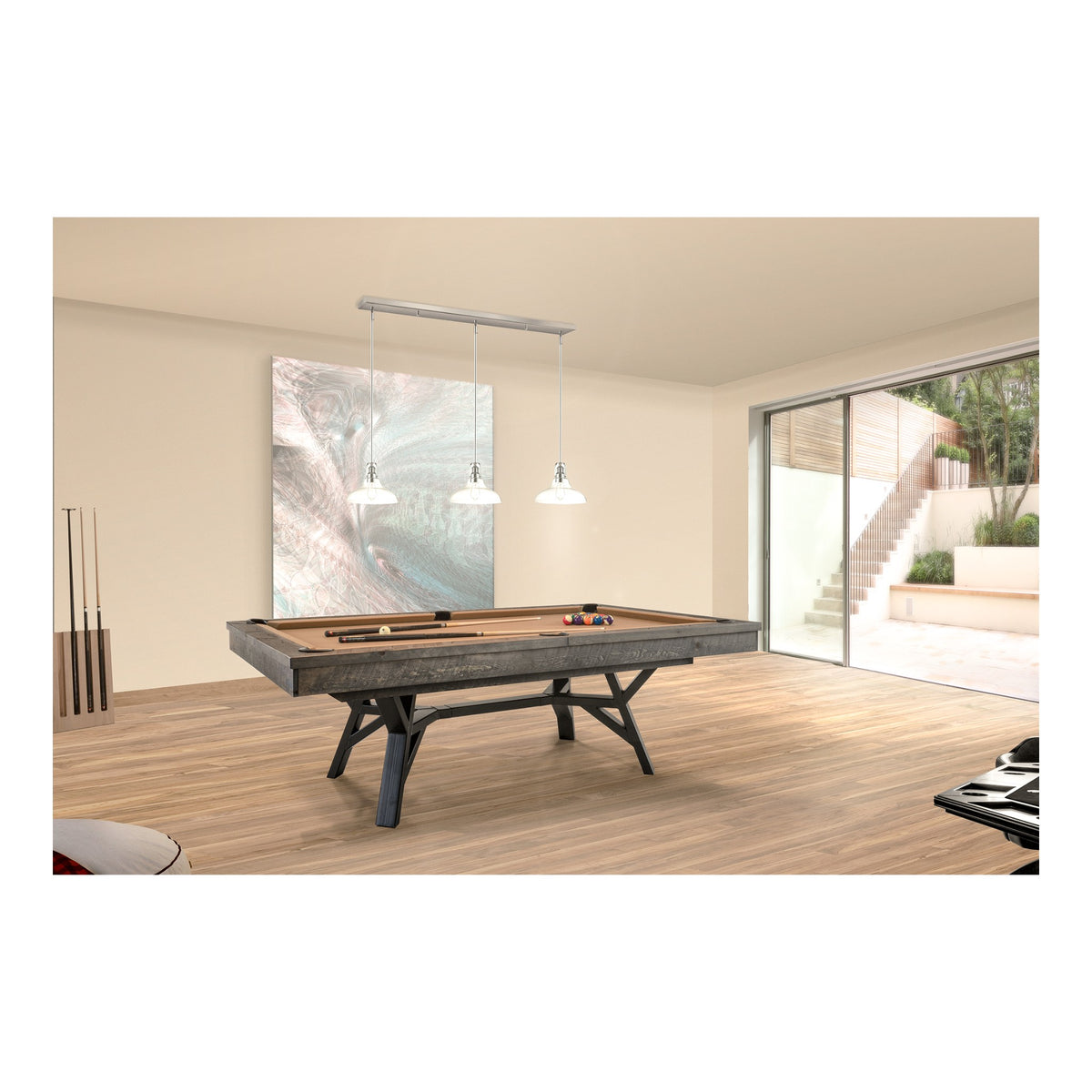 La Forge Custom Pool Table | Solid Pine & Steel Billiard Table