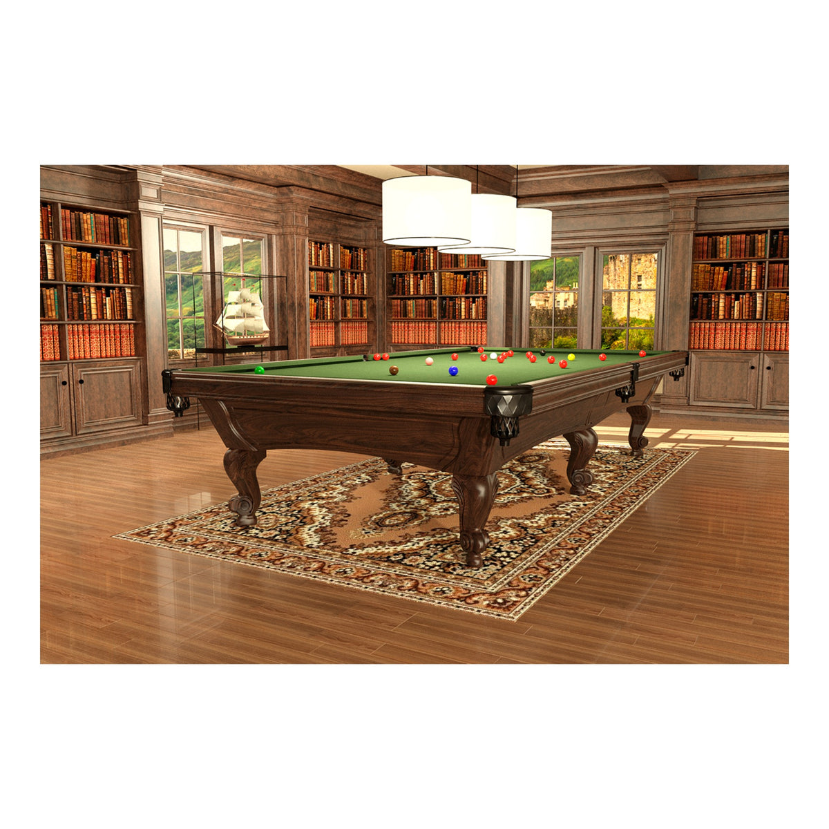 Canada Billiard Majesty 12' Snooker Table