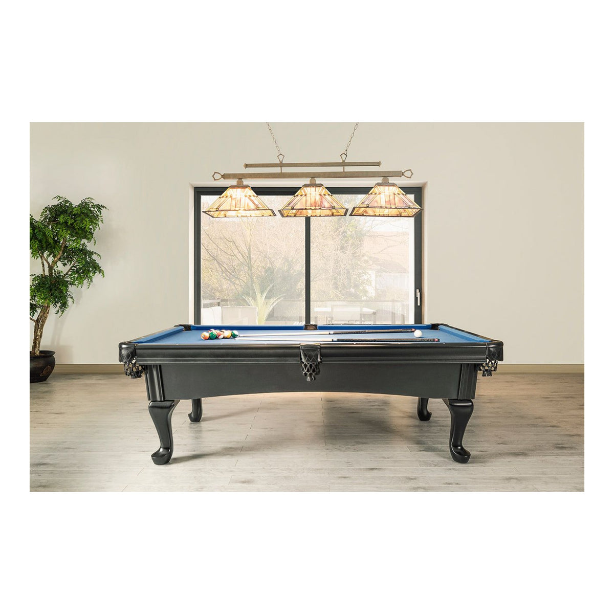 Queen-Ann II Custom Pool Table