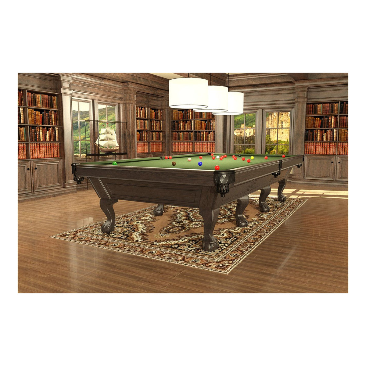 Canada Billiard Régence Snooker Table (6' x 12')