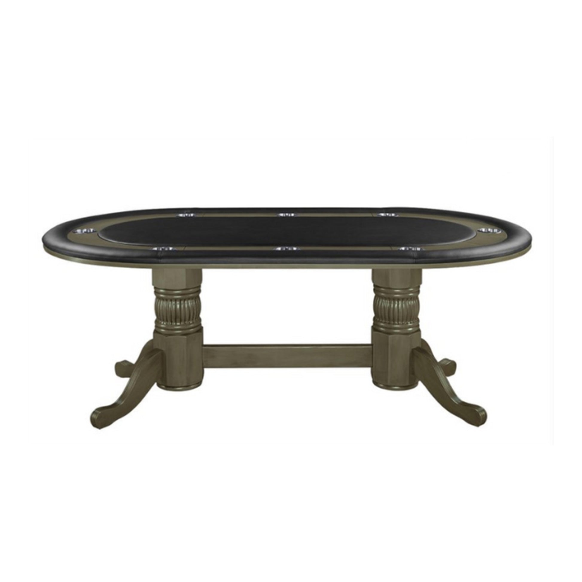 Slate  coloured GTBL84 - Texas Hold'em Poker Table 