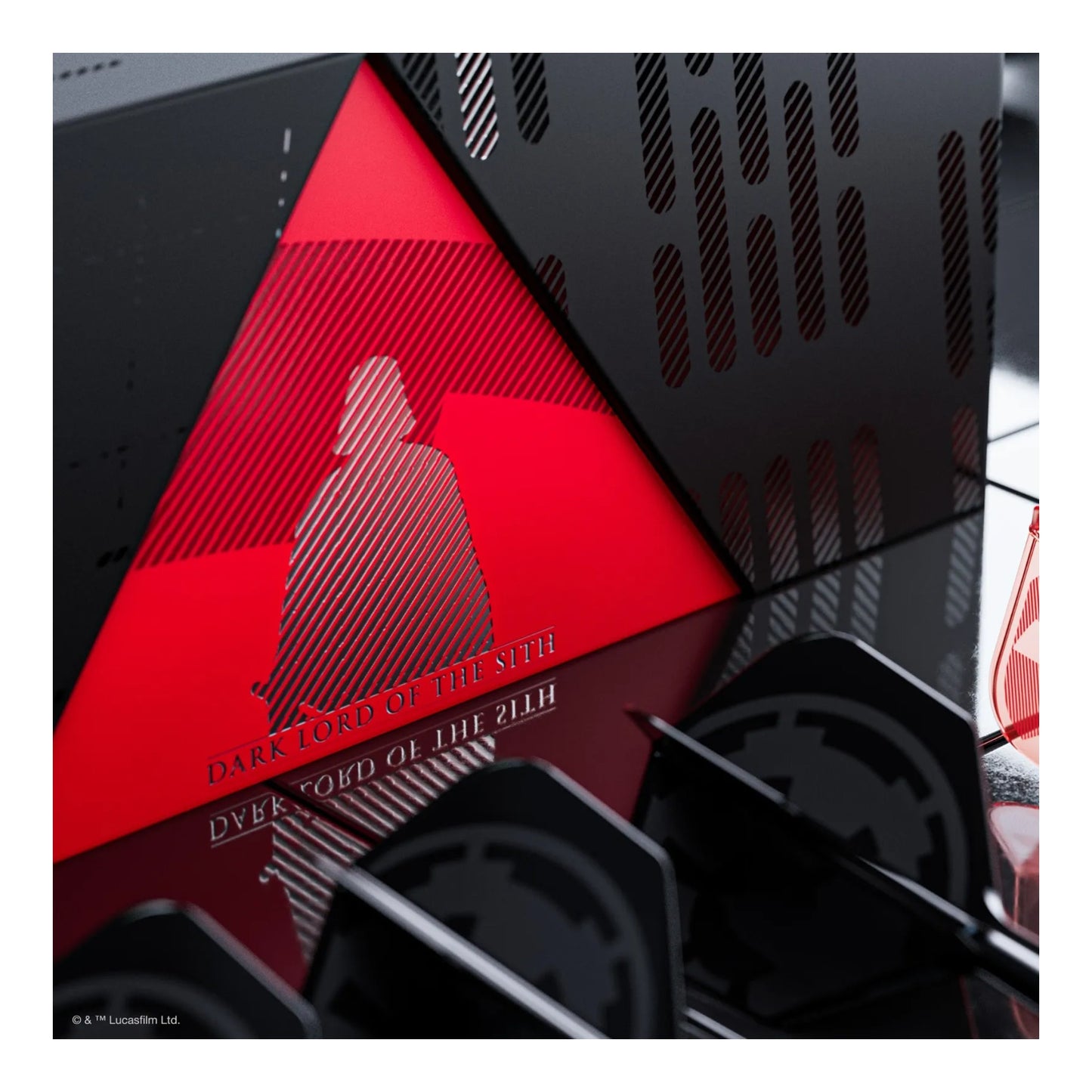 The included Darth Vader Special Edition Takoma Wallet, closed, showing the official logo.