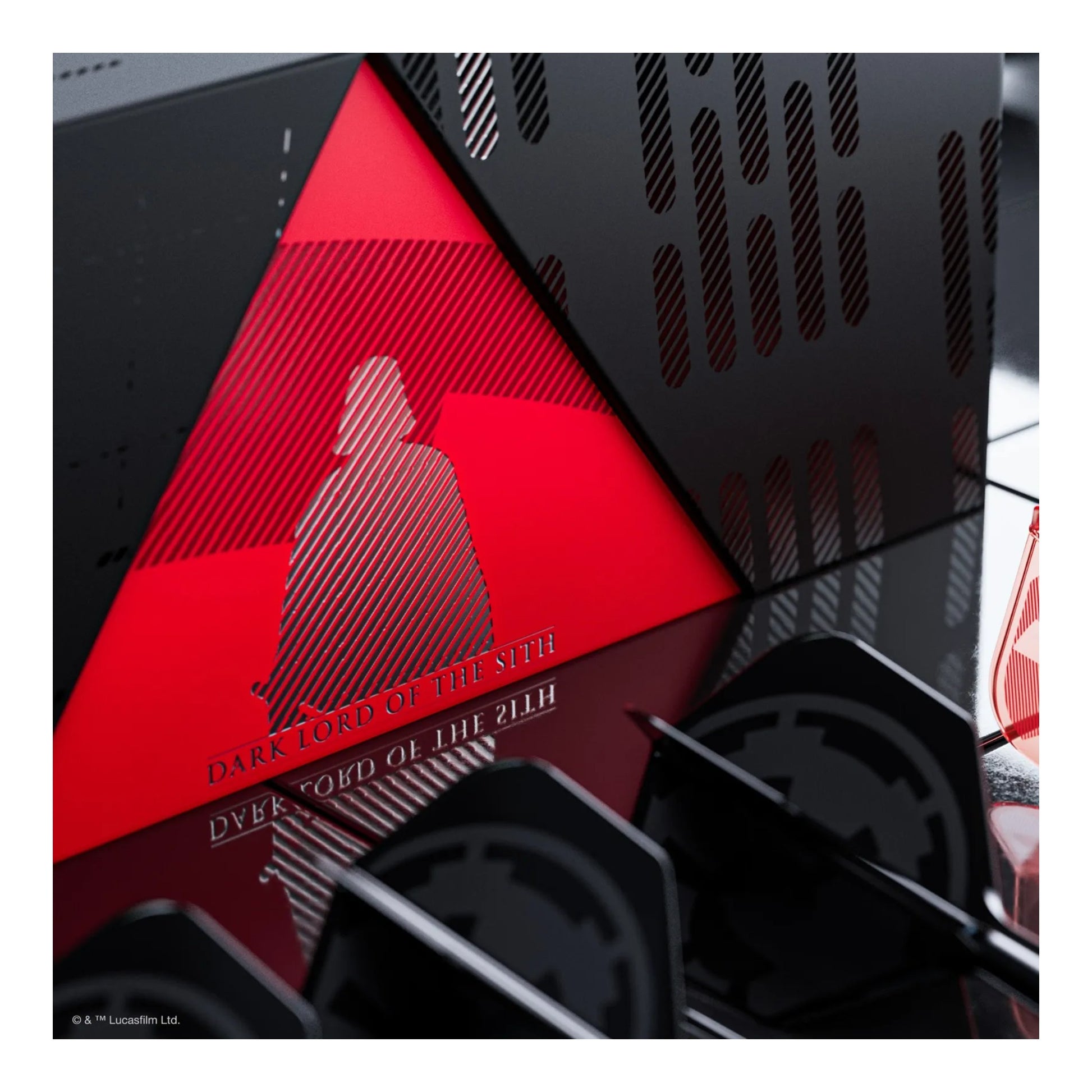 The included Darth Vader Special Edition Takoma Wallet, closed, showing the official logo.