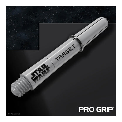 Pro Grip dart with Star Wars branding on a dark background
