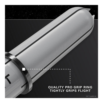 Close-up of the grey Pro Grip shaft