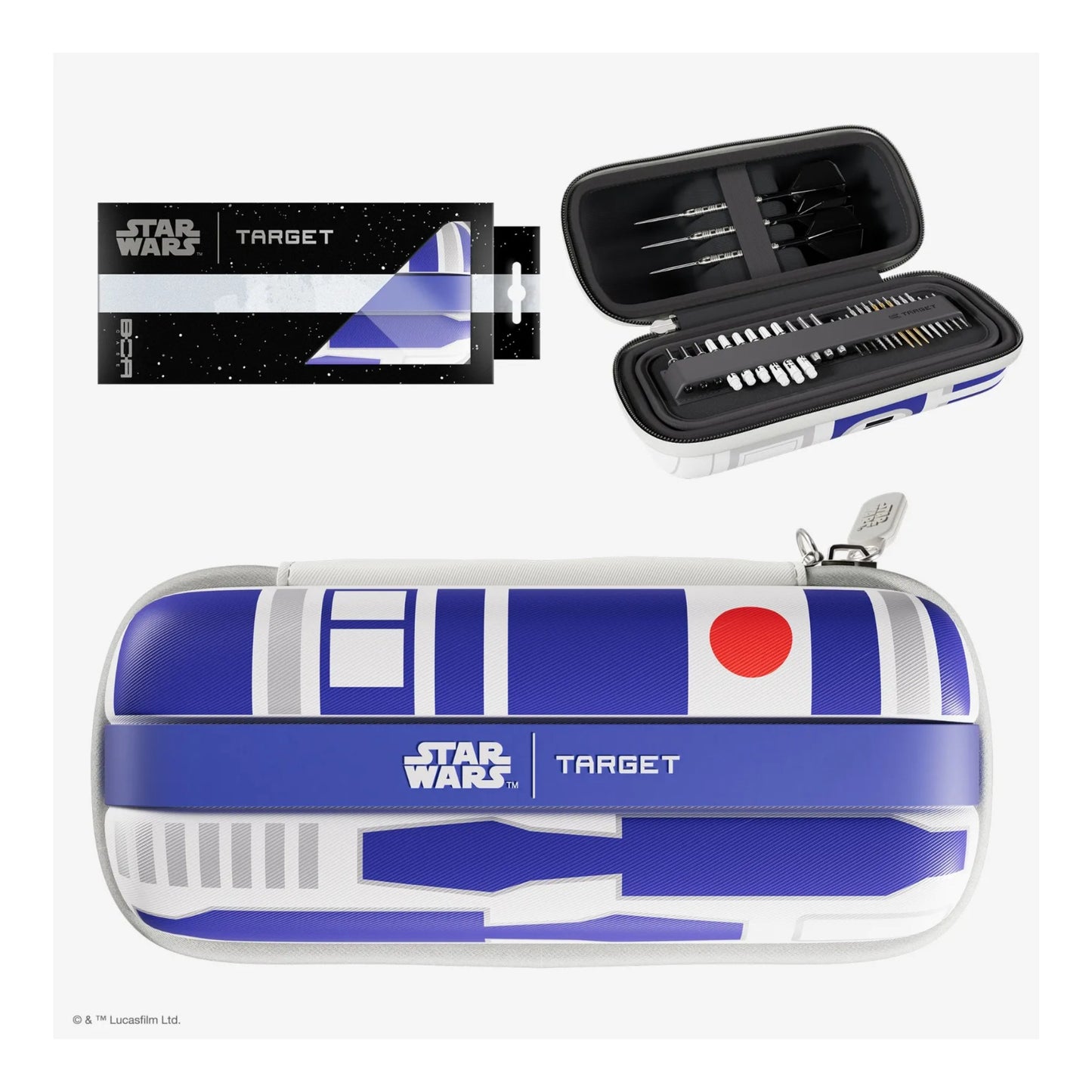 Official Star Wars Darth Maul Boa Dart Case by Target, showing the red and black Sith-inspired front cover.