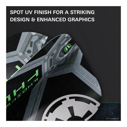 A 3-pack of the Star Wars Tie Fighter Pro Ultra flights laid flat to show the full design.