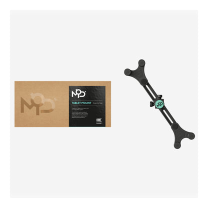 Side view of Target MOD Tablet Mount with tablet installed