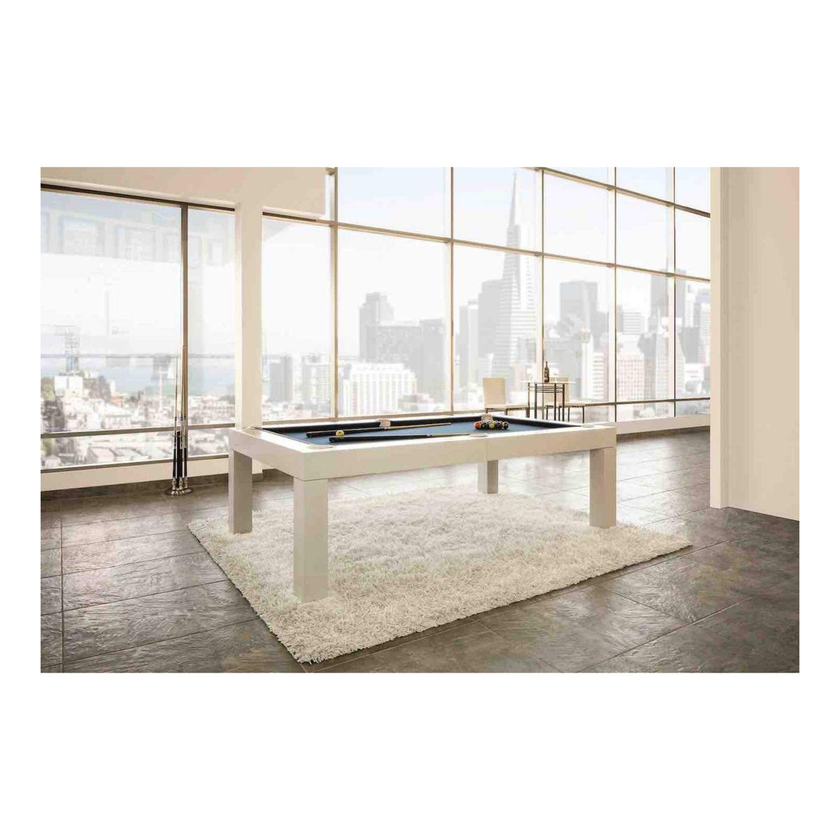 The Touch Dining Series: Premium Solid Wood Pool Table